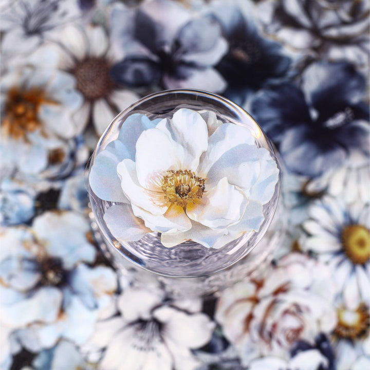 Retro Ink Rhyme Flower PET Stickers Creative Journal