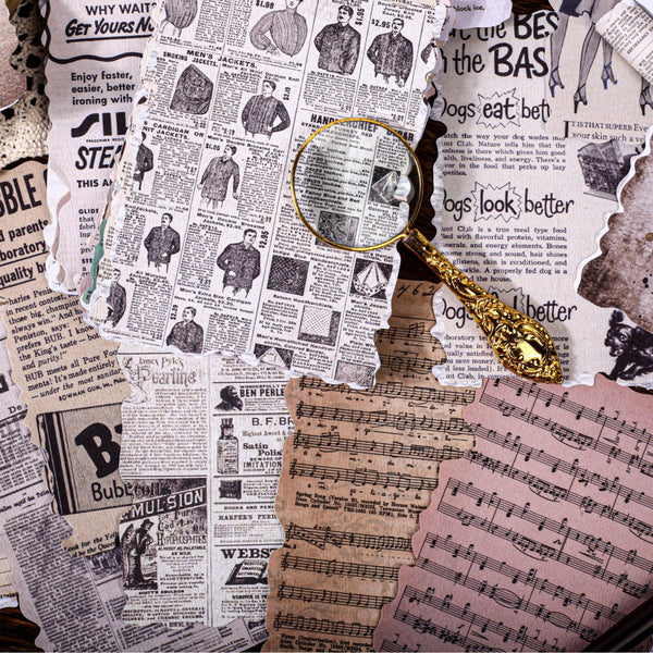 Retro Paper memory series material paper retro letter base sheet