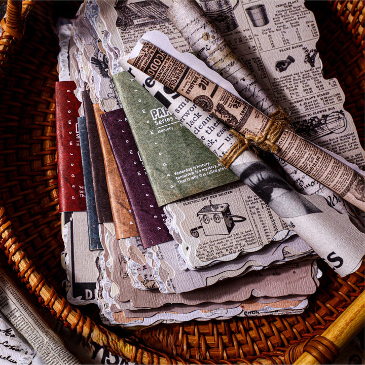 Retro Paper memory series material paper vintage writing decoration