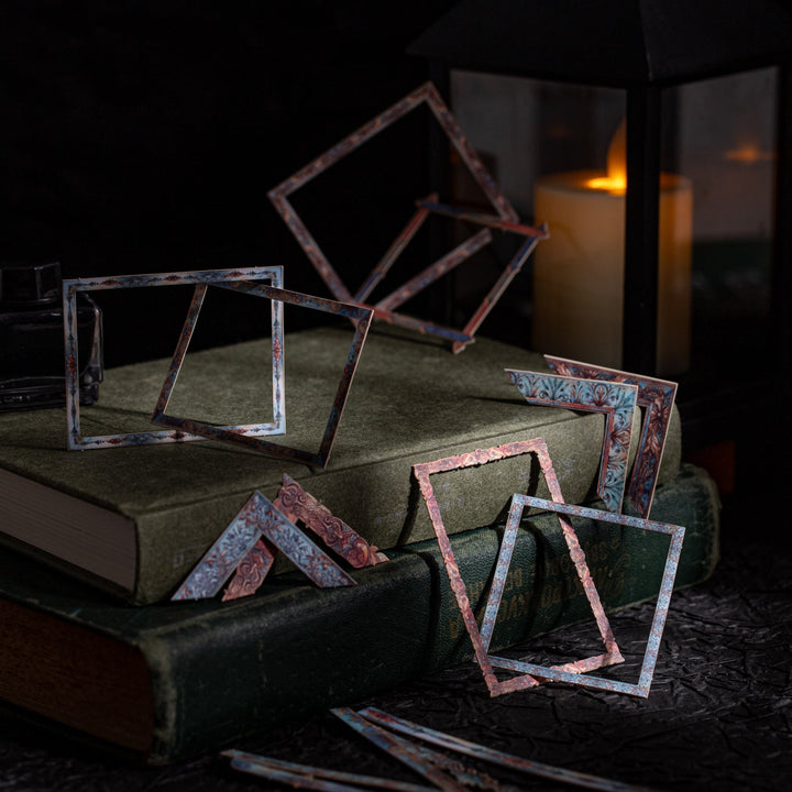 Retro Stickers Medieval Chapters Lace Style Baroque Lace Details