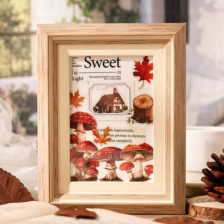 Retro Stickers Time Notes Nostalgic Stationery Supplies