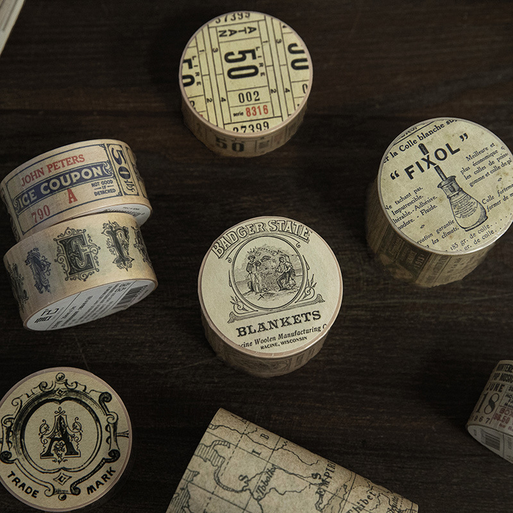 Retro Vintage Style Washi Tape