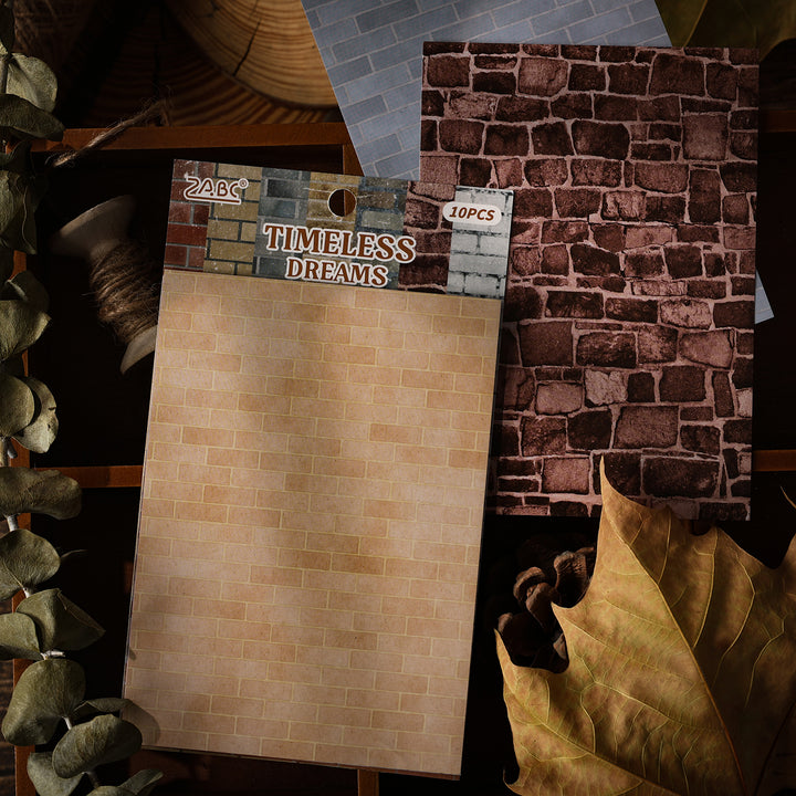 Retro Wall Texture Background Paper Retro Wall Design Perfect for Junk Journal