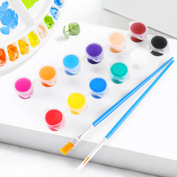 Rich Color Acrylic Paint Set Smooth Texture for Art Projects