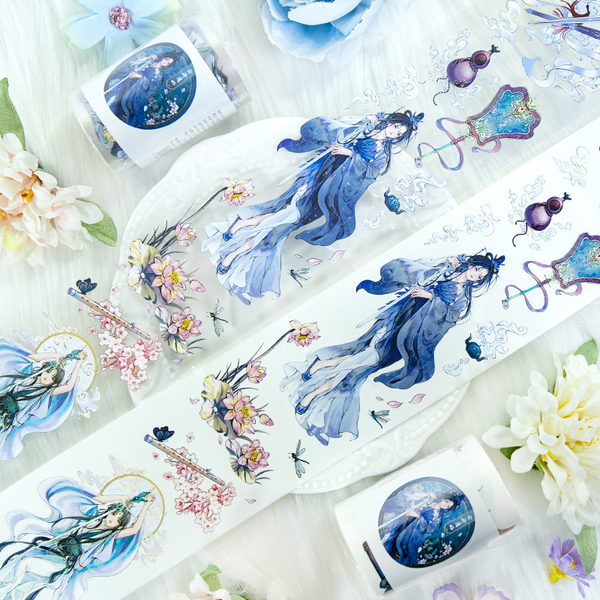 Rising Clouds Bright Moon Tape for Scrapbooking and Art Projects