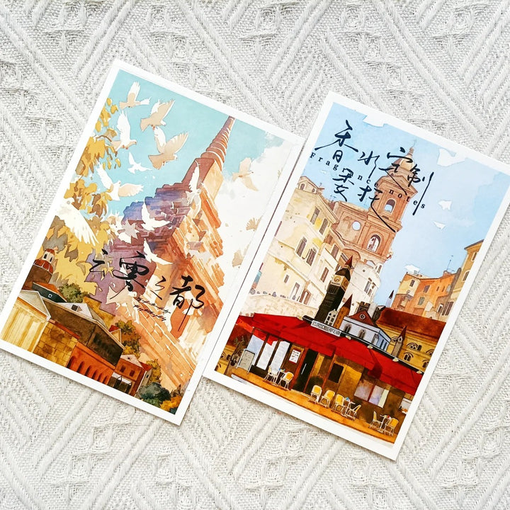 Roaming Town PET Tapes Countryside Design Perfect for DIY Projects