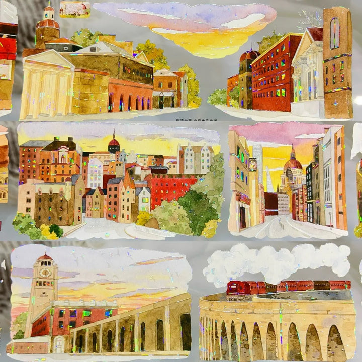 Roaming Town PET Tapes Countryside Perfect for Junk Journal