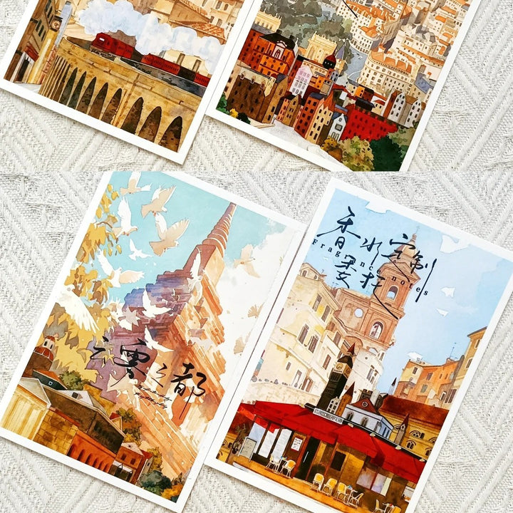 Roaming Town PET Tapes Vintage Style Perfect for Art Projects