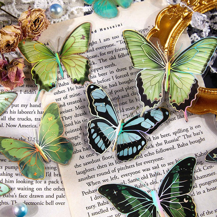 Roaming on Butterfly Island Butterfly Collage Material For Handmade Decor