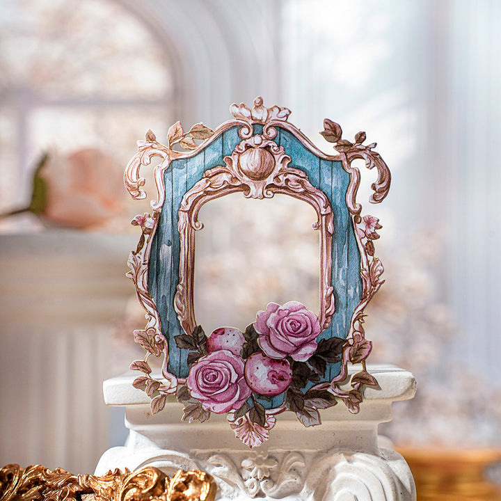 Rococo Frames Cardstock Stickers Retro Floral DIY Craft