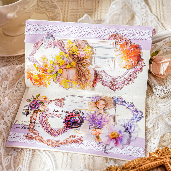 Rococo Frames Cardstock Stickers Retro Flower Decoration