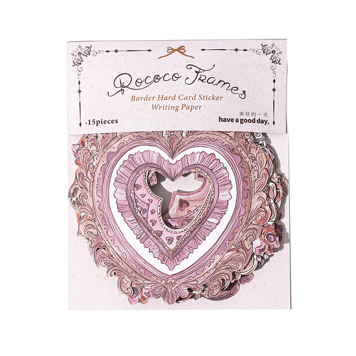 Rococo Frames Cardstock Stickers Vintage Floral Collage