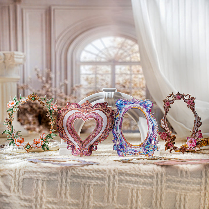 Rococo Frames Floral Border Decorative Cardstock Stickers