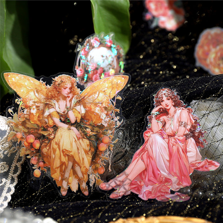 Romance Elven Kingdom Floral Stickers for DIY Scrapbook Pages