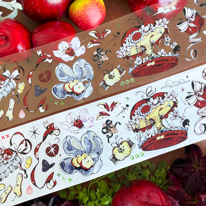 Romance PET Tape Apple Knot Magic Aesthetic Design