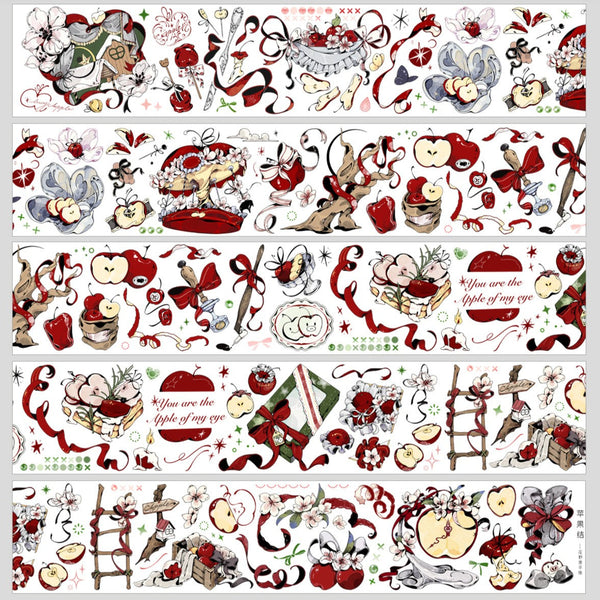 Romance PET Tape Apple Knot Magic Art Project