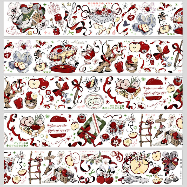 Romance PET Tape Apple Knot Magic Art Project