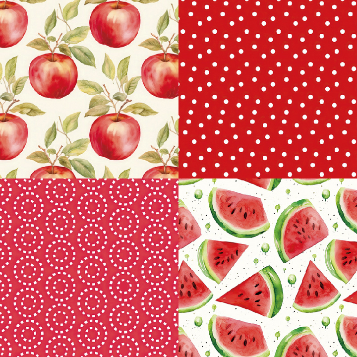 Romantic Craft Paper Cherries The Cutest Pattern Paper