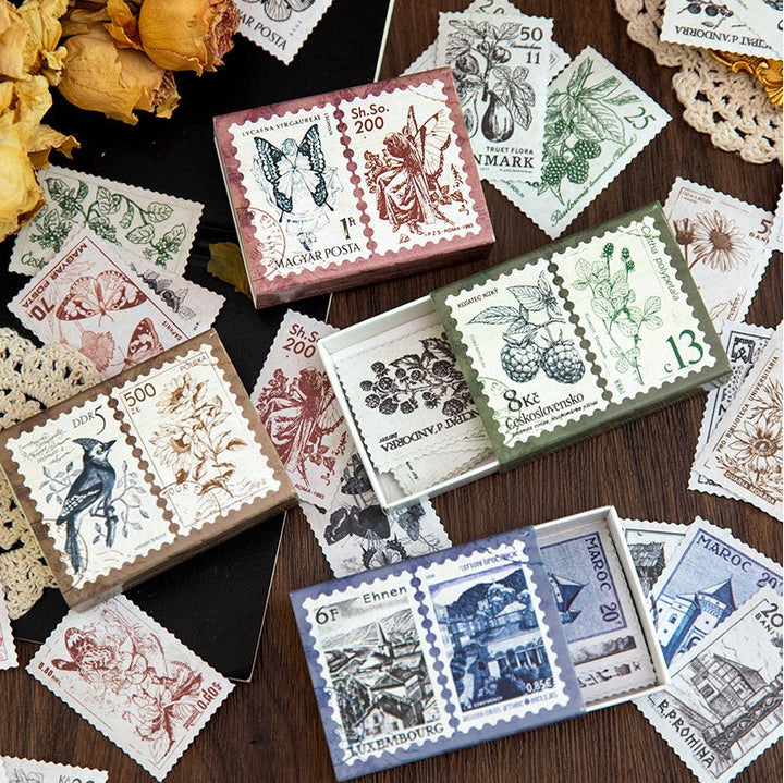 Romantic Expectation Floral Butterfly Stickers