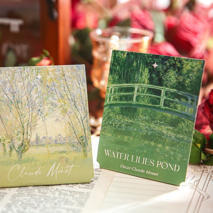 Romantic Gallery Series Shaped Postcard Oil Painting Art Card