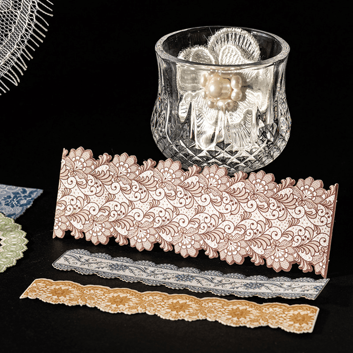 Romantic Lace Sticker Set Corner Lace Series