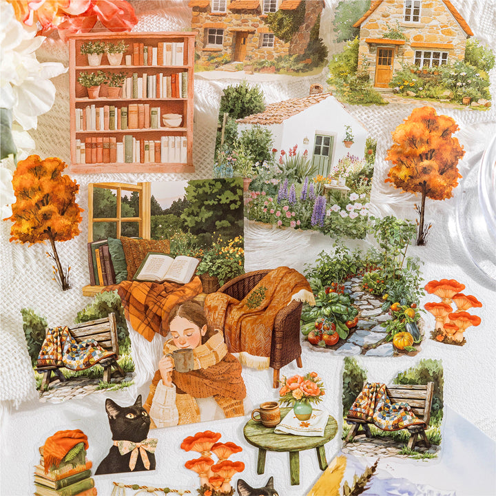 Romantic Landscape PET Tape Field Life nature aesthetic
