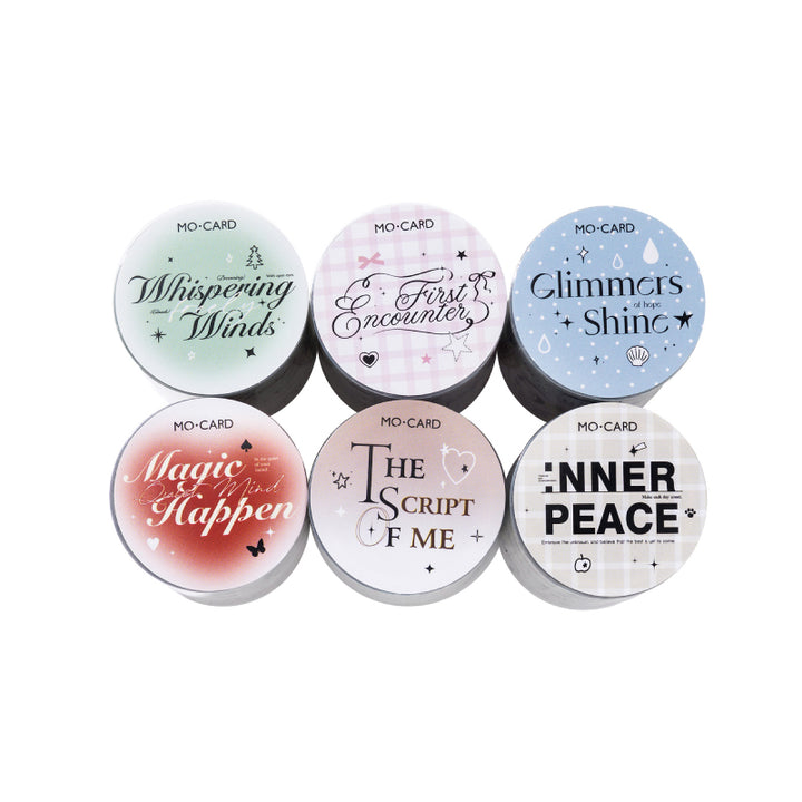 Romantic Overture Text Stickers for Diary Projects