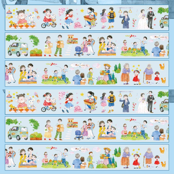 Romantic PET Tape Her Time Collage