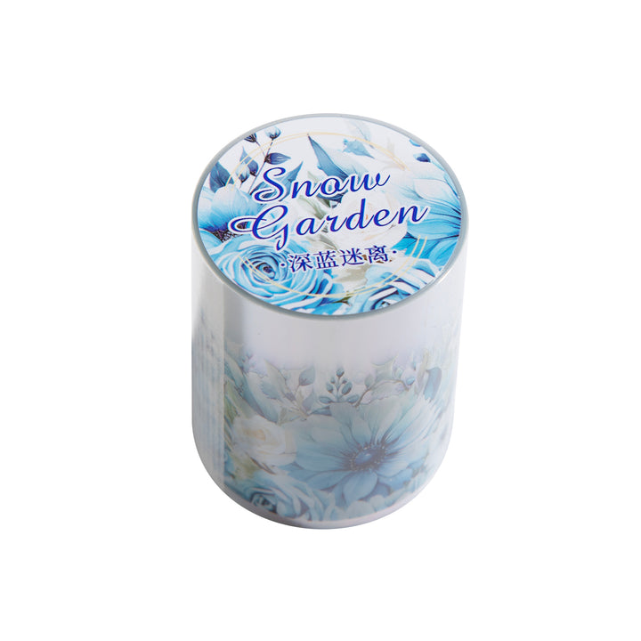 Romantic PET Tape Snowy Garden DIY journal decorations
