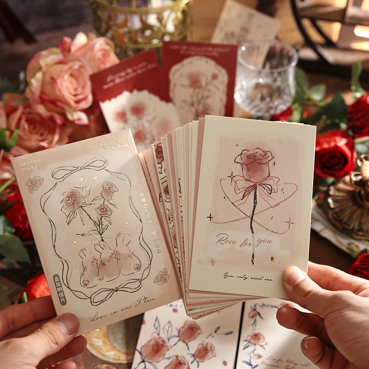 Romantic Rose Cards