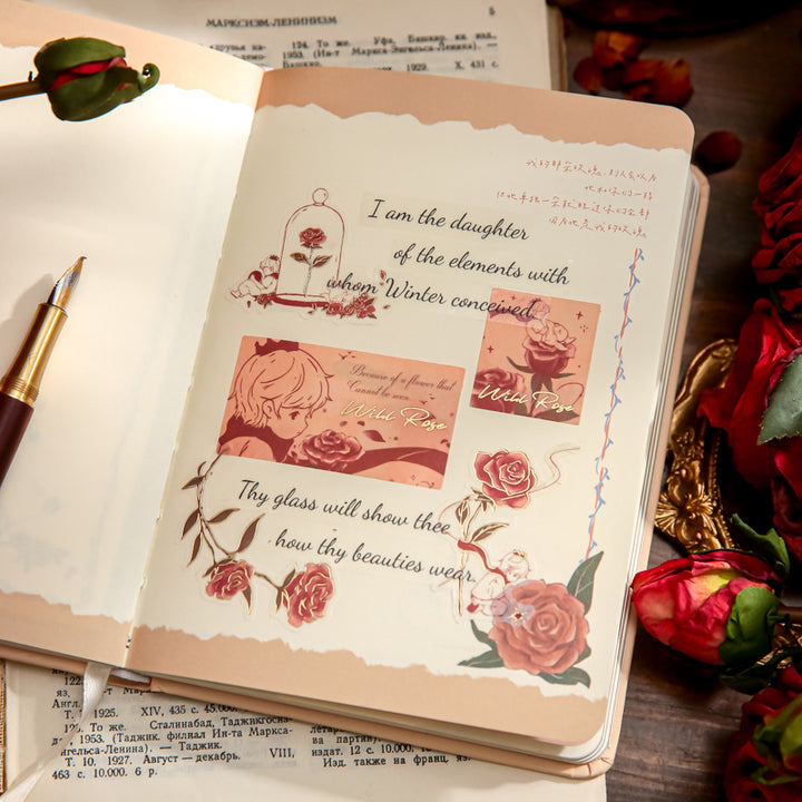 Romantic Rose Star Wish Series Journal