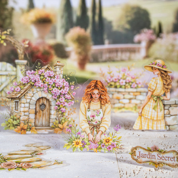 Romantic Rural Life PET Stickers for Creative Journaling