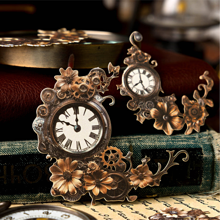Rusty Teeth Time Fantasy Gears Stickers for DIY Creators