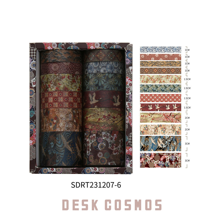 History of Kyoto Tape Set Artistic Washi Tapes for Artistic Projects