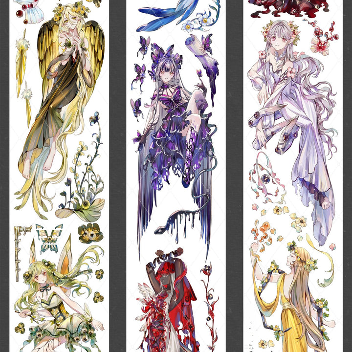 Gothic Dark Elf PET Decorative Tape - Desk Cosmos