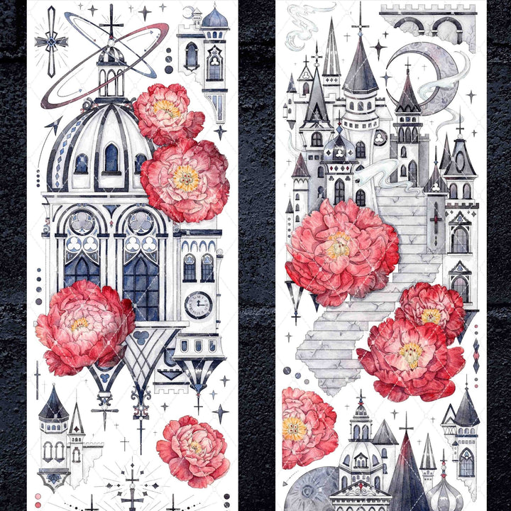 Peony Castle Gothic Theme PET Tape - Desk Cosmos