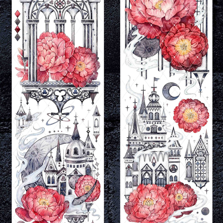 Peony Castle Gothic Theme PET Tape - Desk Cosmos