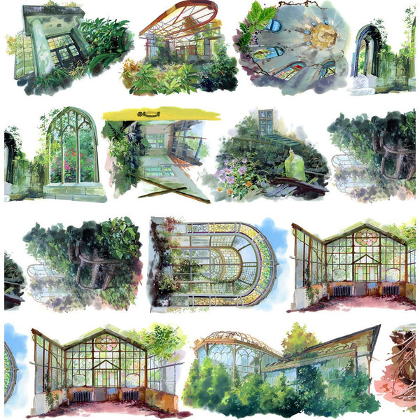 Ruins Journey Scenery PET Tape - Desk Cosmos