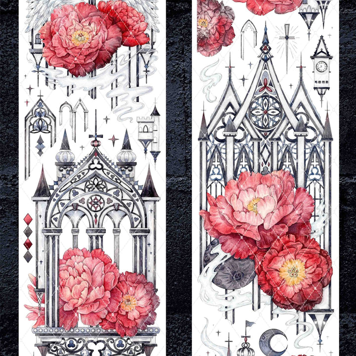 Peony Castle Gothic Theme PET Tape - Desk Cosmos
