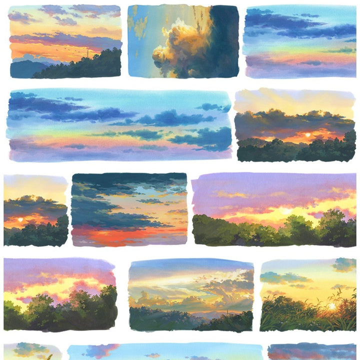 Sunset Clouds Scenery PET Tape - Desk Cosmos