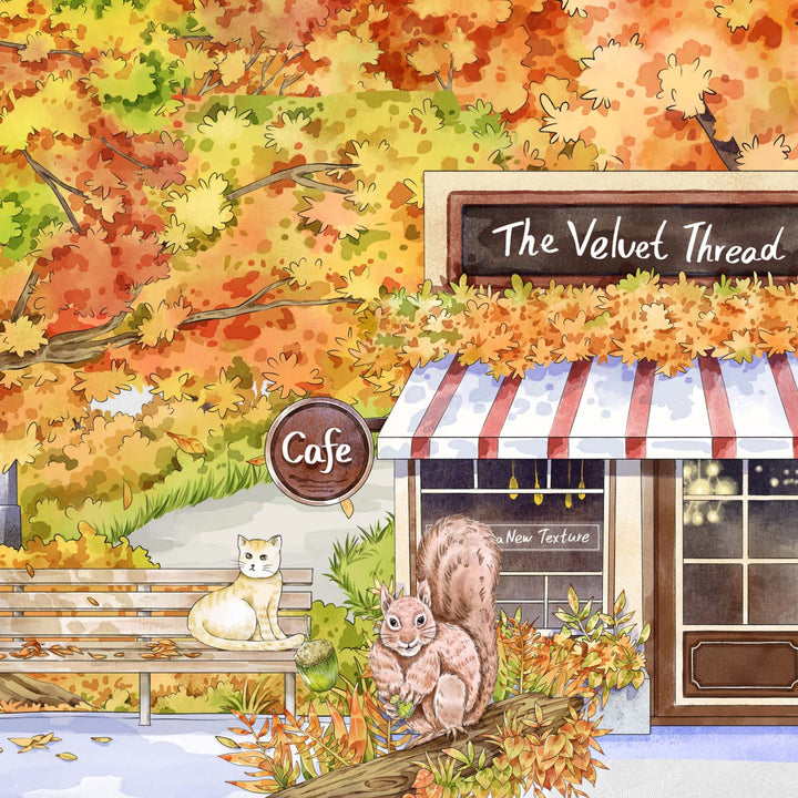 City Autumn Scenery PET Tape - Desk Cosmos