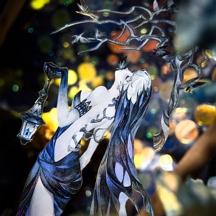 Gothic Night Witch Decorative PET Tape - Desk Cosmos