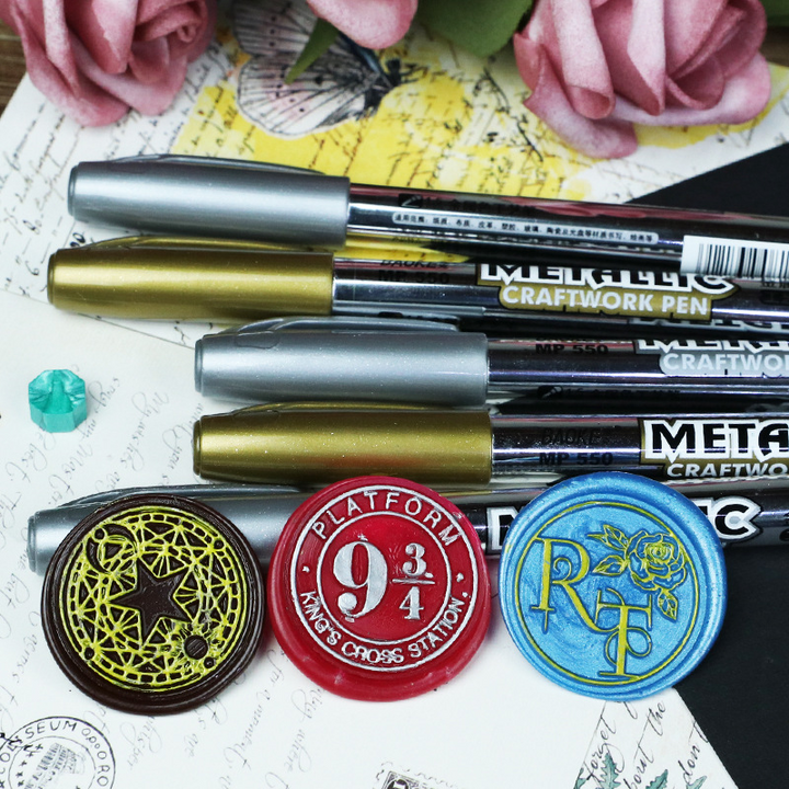 Sakura Metallic Pen Wax Sealing Suitable for Scrapbook