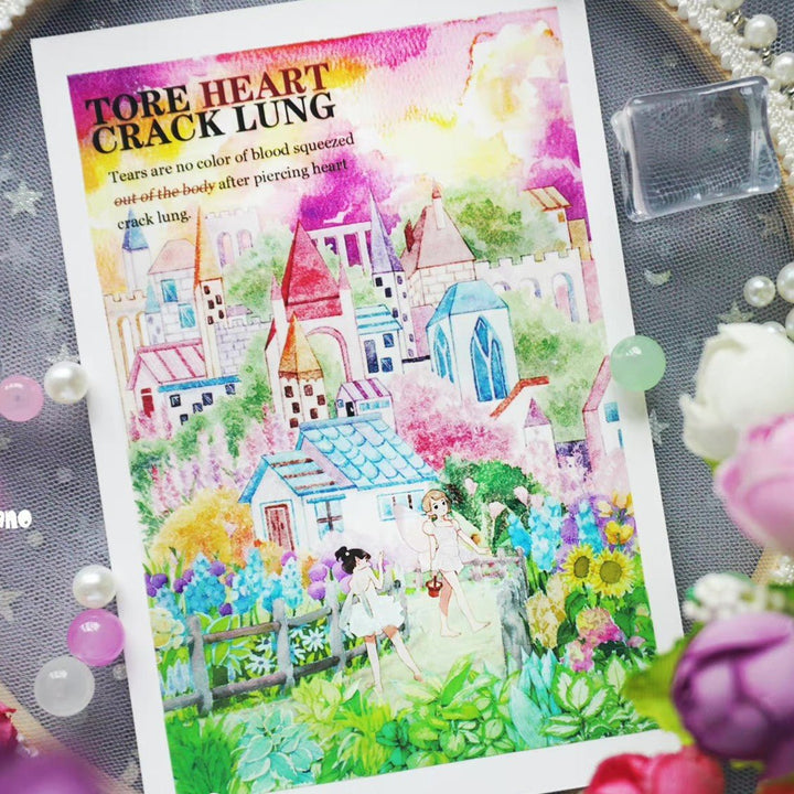 Sakura Romantic Scenery Tape For Personalized Decoration