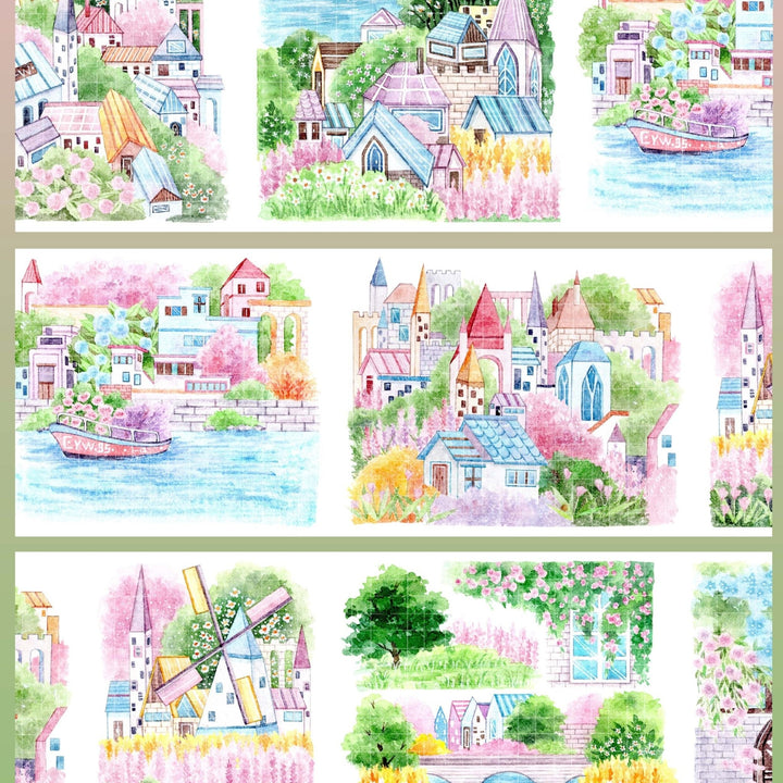 Sakura Romantic Scenery Tape Scrapbook Supply