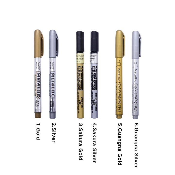 Sakura Wax Pen Metallic Look for DIY Crafts