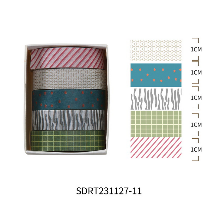 Salt Series Time Grid Washi Tape