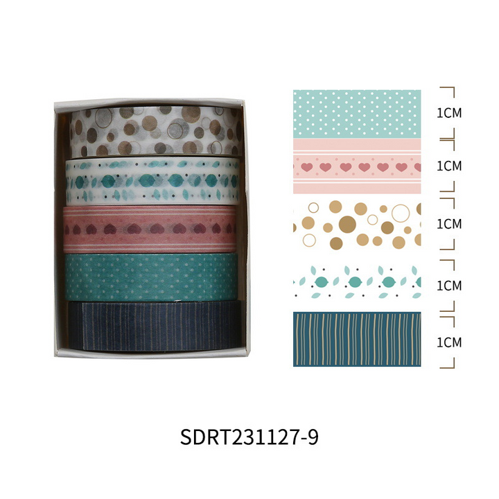 Salt Series Time Heart Washi Tape