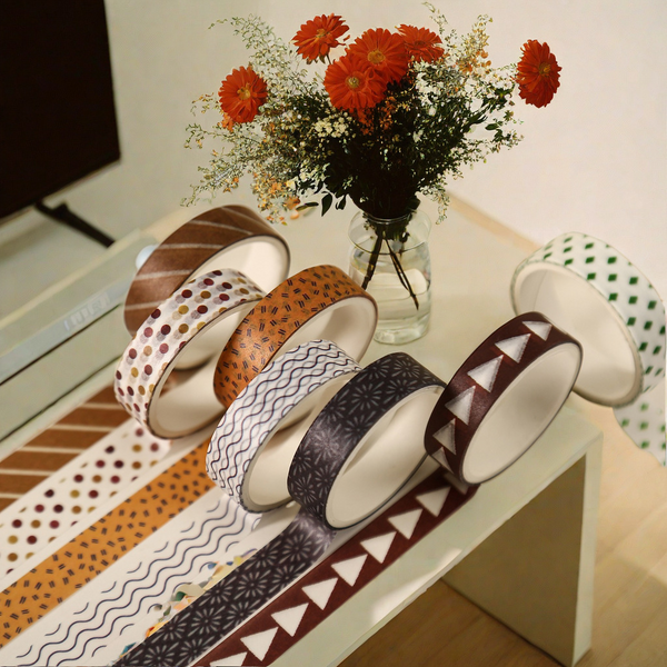 Salt Series Time Polka Dot and Bubble Washi Tape for Decoration