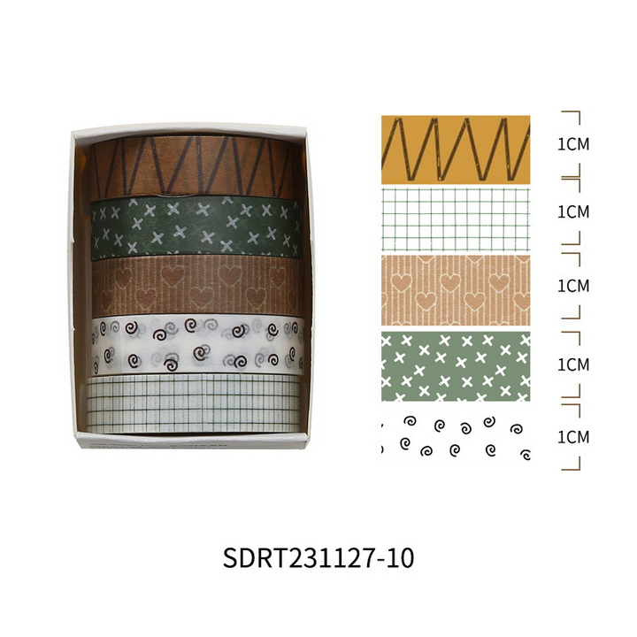 Salt Series Time Wave Star Washi Tape